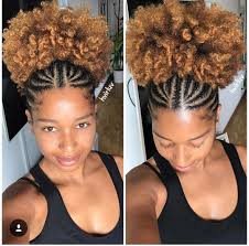 Cornrows Natural Hair Puff Curly Kinkyhair 2017 2018 Hairstyles For Black African American Mixed Biracial Wome Hair Puff Natural Hair Styles Cornrow Hairstyles