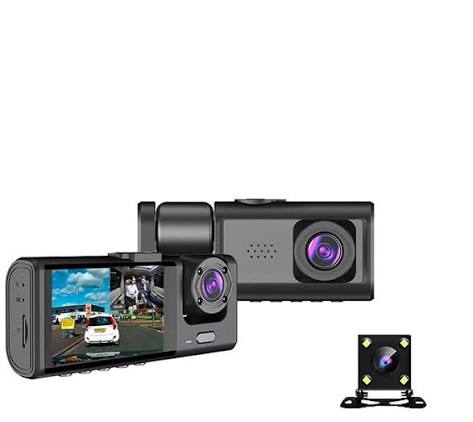 🚗📹 Cámara 3 en 1 para auto: Frontal, interior y reversa en un solo  dispositivo. Seguridad total mientras manejas, grabando todo a tu  alrededor. 🔄👀💡 ₡29,000