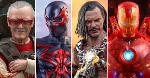 4 x base, 4 x challenge, 4 x crime tokens. Hot Toys 2020 Convention Exclusive Iron Man Stan Lee Spider Man 2099 And Whiplash Figures The Toyark News