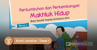 Buku siswa kelas 5 kurikulum 2013 edisi revisi 2017 semester 1 dan semester 2. Kunci Jawaban Buku Tematik Kelas 3 Tema 1 Pertumbuhan Dan Perkembangan Makhluk Hidup Buku Sekolah Dasar Kunci