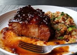 We are having pork chops for dinner tonight and i'm tired of simply frying or baking them. Food Wishes Video Recipes Sticky Garlic Pork Chops What Do You Think About Slightly Pink