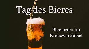 Suivez l'évolution de l'épidémie de coronavirus / covid19 dans le monde. Tag Des Bieres Biersorten Im Kreuzwortratsel Wort Suchen De