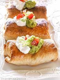 The challenge is always to successfully roll this delicate sponge cake without breaking it apart. Baked Chicken Chimichangas Recipe The Girl Who Ate Everything