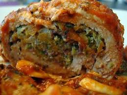 Paupiettes De Dinde Farcies Aux Legumes Sauce Tomate Et Champignons Minceur Recette Paupiette De Dinde Dinde Farcie Recette Paupiette