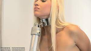 Blonde in Metal Bondage - BdsmVilla.com