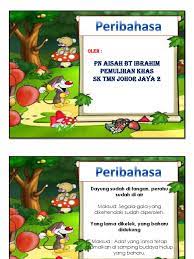 Adat yang lama tetap diamalkan di samping budaya hidup yang baru. Per I Bahasa