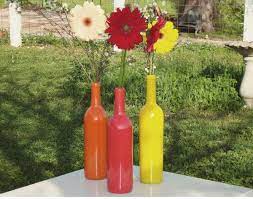 Una lima especial para cortar cristal. Centros De Mesa Con Botellas De Vino Recicladas Fundacio Ilersis