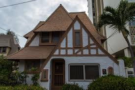 Although popularly associated with anne boleyn, it was probably introduced to the english court by mary tudor, queen of france, who is depicted wearing one in a wedding portrait from around 1516. Honolulu Tudor French Norman Cottages Thematic Group Historic Hawaii Foundation