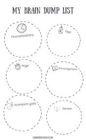 6 Brain Dump Triggers Free Printable Brain Dump Template For 2020 Brain Dump Bullet Journal Mind Detox Brain Dump