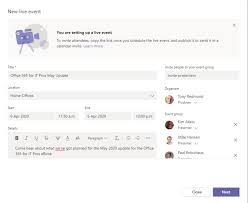 Using Teams To Run Microsoft 365 Live Events Office 365 For It Pros