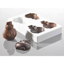 Moule A Chocolat Papa Hippo 10 Cm Chocolats Et Pralines Moule Chocolat Chocolat Moules