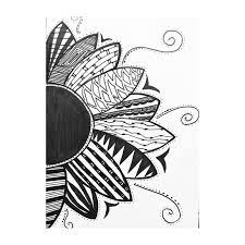 Untuk kreasi doodle art bunga ini bisa terserah kamu, apakah ingin membuat satu ataukah menggambar taman. Gambar Zentangle Art Bunga Gambar Ngetrend Dan Viral