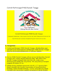 Contoh desain spanduk sosis bakar jasa desain grafis online. Contoh Perhitungan Phbs Rumah Tangga