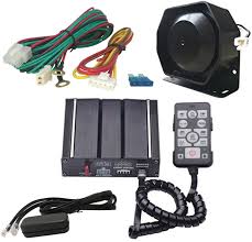 Buy As A3e Spk0021 100 Watt Police Car Siren Kit With Speaker Wired Remote Pa System Auxiliary Light Terminal Wiring Harness 2 5m Fit For Police Ambulance Fire Engineer Vehicles 12v Dc 8ohms Online In