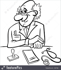 Download 4.1 million+ royalty free cartoon vector images. Doctor In Clinic Black And White Cartoon Illustration