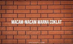 We did not find results for: 53 Macam Macam Warna Coklat Terlengkap Dengan Penjelasanya