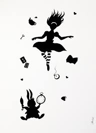 Black Alice In Wonderland Drawing Akreampuff Art Some Alice Down The Rabbit Hole For Inktober Day Wonderland Tattoo Alice And Wonderland Tattoos Alice In Wonderland Drawings