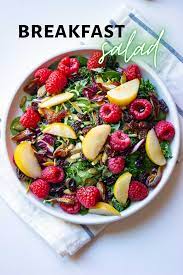 Breakfast Salad A Super Simple And Flavourful Salad To Start Your Day Recipe In 2020 Breakfast Salad Recipe Easy Brunch Recipes Breakfast Salad
