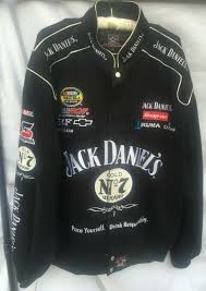We have seen nascar jackets around the race track for years. Jh Design Jack Daniels Nascar Jacket Embroidered Black Button Crew Sportscards Com
