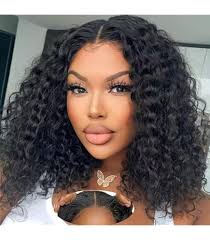 Amazon.com: פאות Wear and Go ללא דבק שיער אנושי שנקטף מראש P4/27 פאה  בלונדינית דבש 5x5 HD סגירת תחרה 180% צפיפות 12x5 פאה מתולתל עם שיער תינוק  לנשים 56 ס"מ : יופי