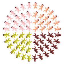 (pun intended.) this will get your guests talking to each other and keeping an eye out for tips and tricks that others do to help free the baby inside the ice cube. Lamoutor 200 Pieces Mini Plastic Babies Mixed Race For Baby Shower Party Favor Supplies Ice Cube Game Party Decorations 1 Inch Dark Brown Latin Pink Green Buy Online In Azerbaijan At Azerbaijan Desertcart Com