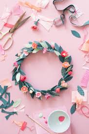 Diy Paper Spring Floral Crown Anleitung Fur Papierblumen