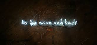 To The Moon And Back Neon Sign By Marcusconradposton On Etsy Neon Signs Neon Quotes Neon Words