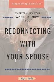 You do not have to visit with a psychologist or online couples counselor to obtain the necessary help. How To Reconnect With Your Spouse Marriage Help Healthy Marriage Marriage Tips