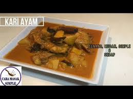 Dimasak menggunakan rempah kari daging jangankan masak lemak cili padi, masak kari ayam yang ringkas ni pun kena tanya isteri balik. Belajar Masak Kari Ayam Mudah Tanpa Kerisik Tapi Sedap Senang Simple Youtube