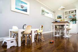 Designing a kid friendly living room? 9 Ways To Make A Kiddie Dining Table Work For Your Home Motherly