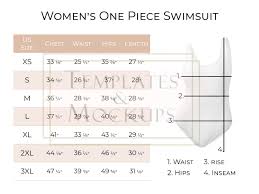 Instant Download Women's One Piece Swimsuit Size Chart, Colroful Printful  AOP Size Charts, Pretty Size Charts Inches and Centimeters - Etsy Canada
