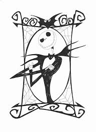 Jack Skellington Coloring Page Awesome Free Printable Nightmare Before Christ In 2020 Nightmare Before Christmas Drawings Halloween Coloring Nightmare Before Christmas