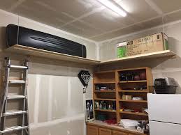 6 smart overhead garage storage ideas · garage hooks overhead · bunches of baskets · a smart pulley system · motorized ceiling storage · shelf . 16 Practical Diy Garage Shelving Ideas Plan List Mymydiy Inspiring Diy Projects