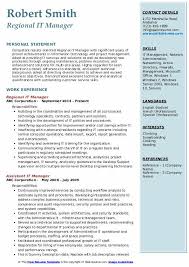 Learn why a cover letter is the most important part of your resumé. It Manager Resume Samples Qwikresume