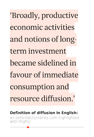 Yijun S 1 Highlight 6s Read In Definition Of Diffusion In English Definitions Diffuser Economic Activity