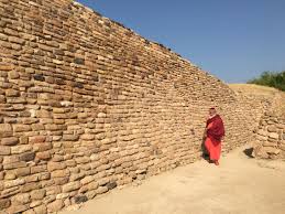 Citadel Outer Wall At Harappan Metropolis In Dholavira River Valley Civilizations Ancient India Harappan