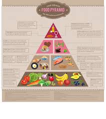 The food pyramid is a visual representation of how different foods and drinks contribute towards a in the u.s. The Brain Food Pyramid Visual Ly