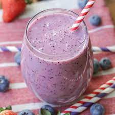 If desired, garnish with a strawberry and blueberries. Strawberry Blueberry Smoothie Favorite Recipe Lil Luna