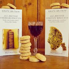 Stunningly Tasty Little Cheese Biscuits From Artisan Biscuits Of Derbyshire Wookey Hole Cave Aged Cheddar On One Side Long Food British Food Cheese Biscuits