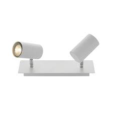 Defurhome led deckenleuchte drehbar, 6 flammig led strahler deckenlampe spot,modern deckenstrahler (weißes chrom) für küche, wohnzimmer. Lindby Joffrey Deckenstrahler 2 Flammig Weiss Kaufen Lampenwelt De