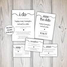 Printable Wedding Invitations Wedding Invitations Template Etsy Wedding Invitation Packages Printable Wedding Invitations Wedding Invitations