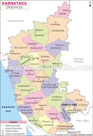 It was formed on 1 november 1956, with the passage of the states reorganisation act. District Map Of Karnataka In India Karnataka India Maps Of India
