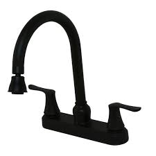 Shop for kitchen faucet parts at walmart.com. 8 Empire Rv Matte Black Kitchen Kitchen With Gooseneck Spout Saber Lever Handles