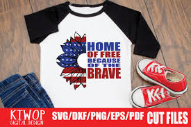 Download Home Of The Free Because Of The Brave Graphic By Ktwop Creative Fabrica