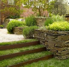 10 Materials To Give Your Landscape A Polished Elegant Look Front Yard Landscaping Design Garden Stairs Beautiful Gardens