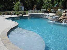 Alfresco pools build the only leak proof swimming pools with our patented esr construction designed basic swimming pool plaster information. Wet Edge Satin Matrix Smokey Grey Klassisch Pools Atlanta Von Pearl Pool Plastering