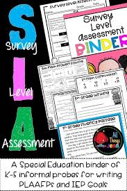 This Survey Level Assessment Is Perfect For Special Education Teachers U Special Education Classroom Organization Classroom Fun Special Education Lesson Plans