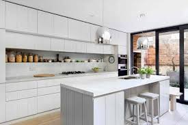 The kitchen would be a part of a new extension to the queen anne house. A Bright Modern Interior For A Dark Victorian House House Garden
