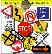 Growing Traffic Signs Clip Art Clip Art Traffic Signs Growing Bundle