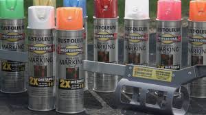 Rust Oleum Professional 2x Distance Inverted Marking Paint Spray Youtube